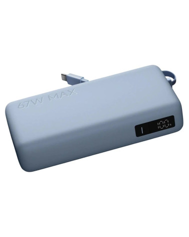 Внешний аккумулятор со встроенным кабелем Xiaomi 67W Power Bank 20000 (Integrated Cable) Ice Blue (BHR08O8GL)