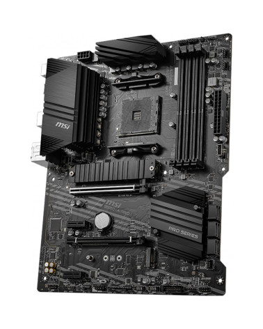 Материнская плата MSI B550-A PRO B550, AM4, 4*DDR4, 2*PCIEx16, 2*PCIEx1, 2*M.2, 2*TypeC, 1*USB3.2Gen2, 4*USB3.2Gen1, 8*USB2.0, 6
