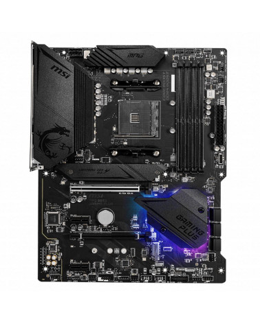 Материнская плата MSI MPG B550 GAMING PLUS B550, AM4, 4*DDR4, 2*PCIEx16, 2*PCIEx1, 2*M.2, 2*TypeC, 1*USB3.2Gen2, 4*USB3.2Gen1, 8
