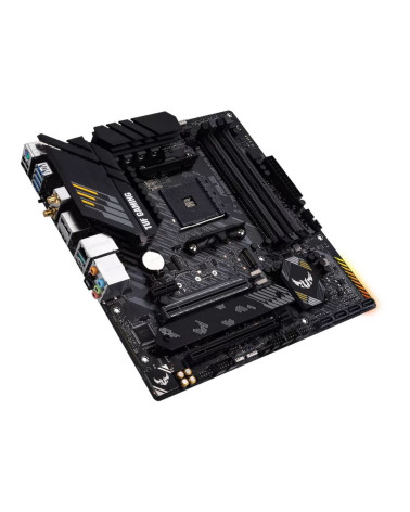 Материнская плата ASUS TUF GAMING B550M-PLUS WIFI II AM4 mATX 4xDDR4 2xPCIEx16 PCIEx1 2xM.2 USB-C DP HDMI 2.5GLAN Wi-Fi 6 (30570