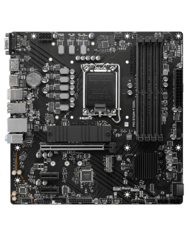 Материнская плата MSI PRO B760M-P DDR4 B760, LGA1700, 4*DDR4, 1*PCIEx16, 2*PCIEx1, 2*M.2, 1*TypeC, , 3*USB3.2Gen1, 8*USB2.0, 4*S