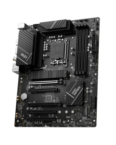Материнская плата MSI PRO B760-P WIFI DDR4 B760, LGA1700, 4*DDR4, 5*PCIEx16, 2*M.2, 2*TypeC, 2*USB3.2Gen2, 2*USB3.2Gen1, 8*USB2.