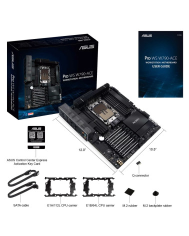 Материнская плата ASUS PRO WS W790-ACE LGA4677 CEB 8xDDR5 5xPCIEx16 2xM.2 USB-C 2.5GLAN 10GLAN