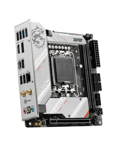 Материнская плата MSI MPG B760I EDGE WIFI B760, LGA1700, 2*DDR5, 1*PCIEx16, 2*M.2, 2*TypeC, 1*USB3.2Gen2, 6*USB3.2Gen1, 4*USB2.0