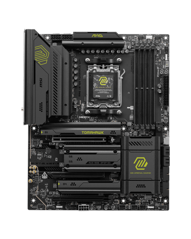 Материнская плата MSI MAG X870E TOMAHAWK WIFI X870E, AM5, 4*DDR5, 3*PCIEx16, 4*M.2, 4*TypeC, 2*USB3.2Gen2, 7*USB3.2Gen1, 8*USB2.