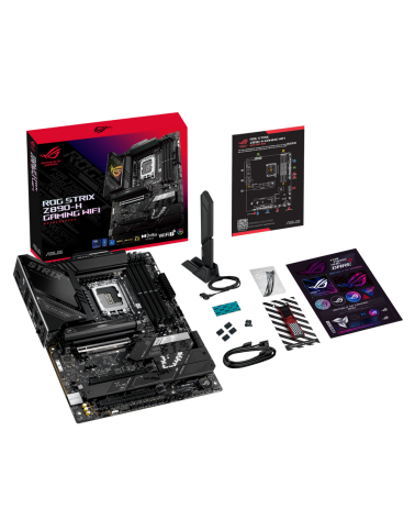 Материнская плата ASUS ROG STRIX Z890-H GAMING WIFI LGA1851 ATX 4xDDR5 3xPCIEx16 4xM.2 2xUSB-C DP HDMI 5GLAN Wi-Fi 7