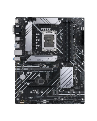 Материнская плата ASUS PRIME B660-PLUS D4 LGA 1700 ATX 4xDDR4 2xPCIEx16  2xPCIEx1 3xM.2 USB-C DP HDMI VGA 2.5GLAN