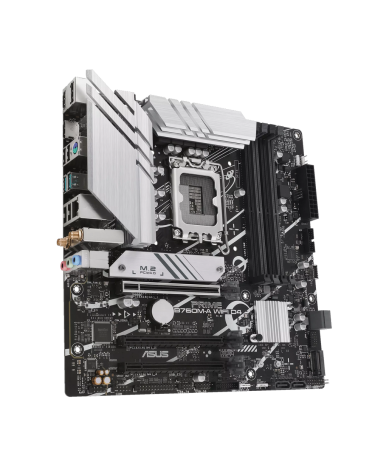 Материнская плата ASUS PRIME B760M-A WIFI D4 LGA1700 mATX 4xDDR4 3xPCIEx16 2xM.2 DP 2xHDMI 2.5GLAN WiFi 6