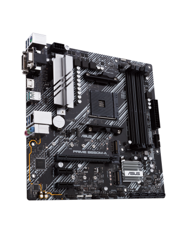 Материнская плата ASUS PRIME B550M-A/CSM AM4 mATX 4xDDR4 PCIEx16 2xPCIEx1 2xM.2 HDMI DVI VGA GLAN