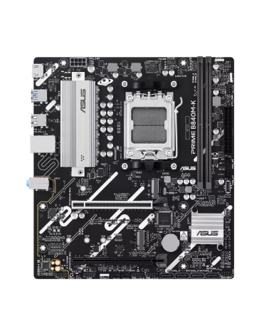 Материнская плата ASUS PRIME B840M-K AM5 mATX 2xDDR5 2xPCIEx16 2xM.2 HDMI 2.5GLAN