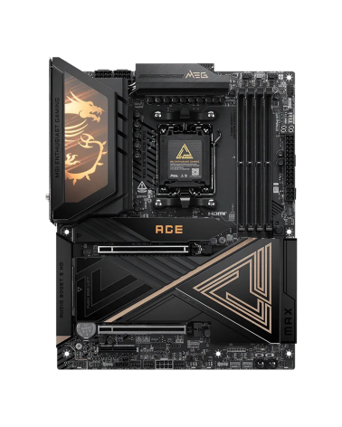 Материнская плата MSI MEG X870E ACE MAX X870E, AM5, 4*DDR5, 2*PCIEx16, 1*PCIEx4, 5*M.2, 3*TypeC, 9*USB3.2Gen2, 4*USB3.2Gen1, 4*U