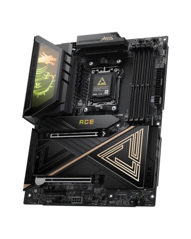 Материнская плата MSI MEG X870E ACE MAX X870E, AM5, 4*DDR5, 2*PCIEx16, 1*PCIEx4, 5*M.2, 3*TypeC, 9*USB3.2Gen2, 4*USB3.2Gen1, 4*U