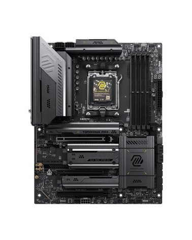 Материнская плата MSI MAG X870E TOMAHAWK MAX WIFI X870E, AM5, 4*DDR5, 3*PCIEx16, 4*M.2, 2*TypeC, 2*USB3.2Gen2, 7*USB3.2Gen1, 8*U