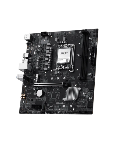 Материнская плата MSI PRO B860M-E B860, LGA1851, 2*DDR5, 1*PCIEx16, 1*PCIEx1, 2*M.2, 1*TypeC, 4*USB3.2Gen1, 8*USB2.0, 4*SATA3.0,