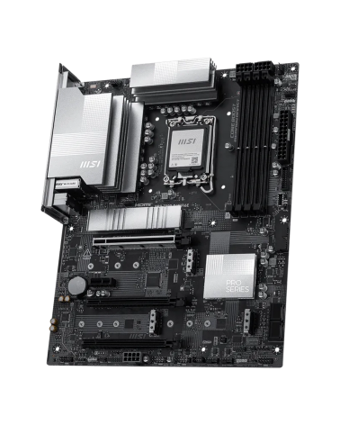 Материнская плата MSI PRO Z890-P WIFI6E Z890, LGA1851, 4*DDR5, 3*PCIEx16, 1*PCIEx1, 4*M.2, 2*TypeC, 1*USB3.2 Gen2, 6*USB3.2 Gen1