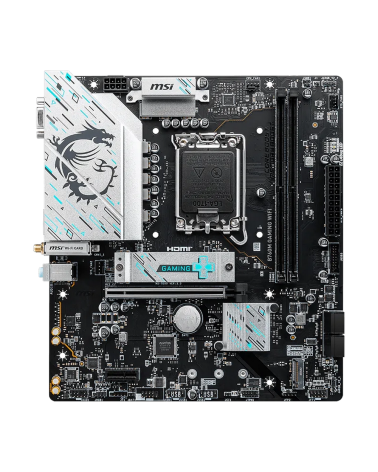 Материнская плата MSI B760M GAMING WIFI B760, LGA1700, 2*DDR5, 1*PCIEx16, 1*PCIEx1, 2*M.2, 6*USB3.2Gen1, 6*USB2.0, 4*SATA3.0, 2.
