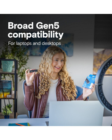 Твердотельный накопитель SSD Crucial P510 2TB PCIe Gen5 NVMe M.2 SSD CT2000P510SSD8
