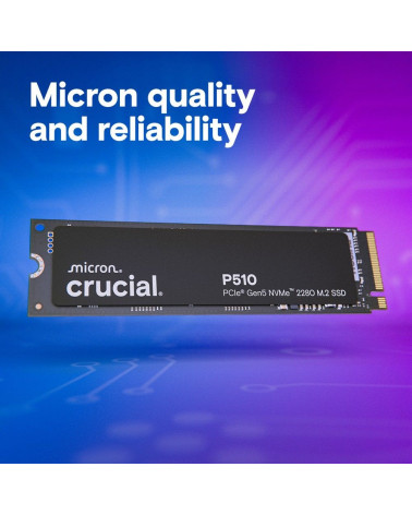 Твердотельный накопитель SSD Crucial P510 2TB PCIe Gen5 NVMe M.2 SSD CT2000P510SSD8