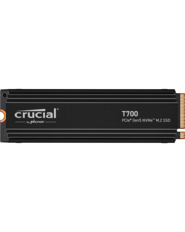 Твердотельный накопитель SSD Crucial T700 2TB PCIe Gen5 NVMe M.2 SSD with heatsink CT2000T700SSD5