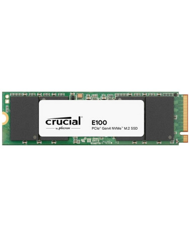 Твердотельный накопитель SSD Crucial E100, 480Gb, M.2 2280, PCIe 4.0 x4, NVMe, R/W 4700/2500