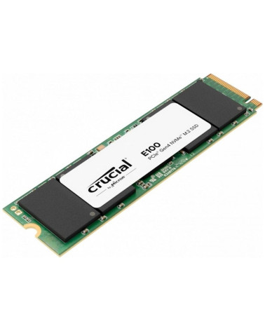 Твердотельный накопитель SSD Crucial E100, 480Gb, M.2 2280, PCIe 4.0 x4, NVMe, R/W 4700/2500
