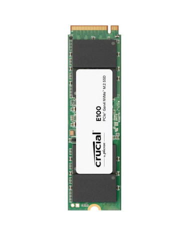Твердотельный накопитель SSD Crucial E100, 480Gb, M.2 2280, PCIe 4.0 x4, NVMe, R/W 4700/2500