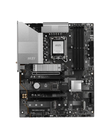 Материнская плата MSI PRO Z890-S WIFI6E Z890, LGA1851, 4*DDR5, 4*PCIEx16, 3*M.2, 2*TypeC, 8*USB3.2 Gen1, 4*USB2.0,  4*SATA3, 2.5