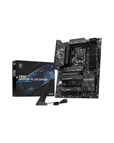 Материнская плата MSI Z890 GAMING PLUS WIFI6E Z890, LGA1851, 4*DDR5, 3*PCIEx16, 1*PCIEx1, 4*M.2, 2*TypeC, 1*USB3.2Gen2, 6*USB3.2