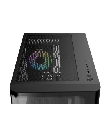 Корпус для ПК Ocypus Iota-C70-BKD400CD-GL Case Iota C70 BK Curve ARGB Digital ATX / win / black /