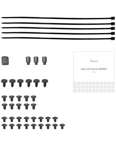 Корпус для ПК Ocypus Iota-C70-BKD400CD-GL Case Iota C70 BK Curve ARGB Digital ATX / win / black /