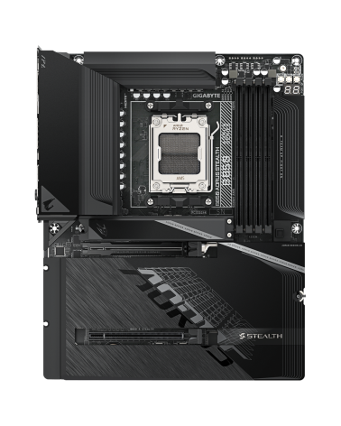 Материнская плата AORUS B850 AORUS STEALTH B850, AM5, 4*DDR5, 2*PCIEx16, 4*M.2, 2*TypeC, 2*USB3.2Gen2, 6*USB3.2Gen1, 8*USB2.0, 2