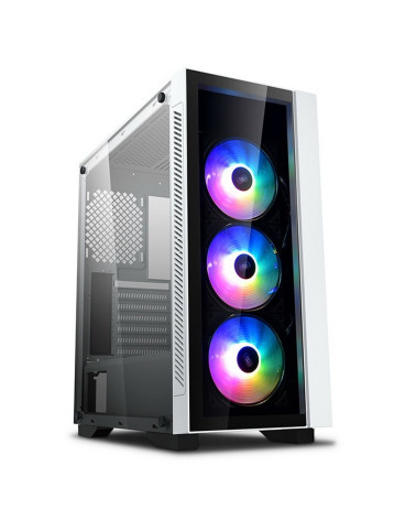 Корпус Deepcool MATREXX 55 V3 ADD-RGB WH 3F White, E-ATX, CPU Height 160mm, VGA max 370mm, USB 2.0 x 2, USB 3.0 x 1, Audio x 1, 