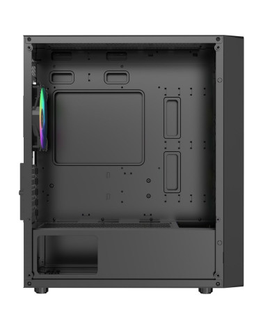 Корпус для ПК Ocypus Gamma-C50-BKG400XX-GL Case Gamma C50 BK ARGB mATX / win / black / 4 ARGB fans / noPSU