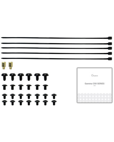 Корпус для ПК Ocypus Gamma-C50-BKG400XX-GL Case Gamma C50 BK ARGB mATX / win / black / 4 ARGB fans / noPSU