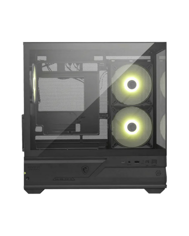 Корпус для ПК MSI MAG Pano M110R , Micro-ATX, 1xUSB 3.2 Gen 1, 1xUSB 3.2 Gen2x2 Type-C, 2x140mm, ARGB Reverse Blade Fan, 1x120mm