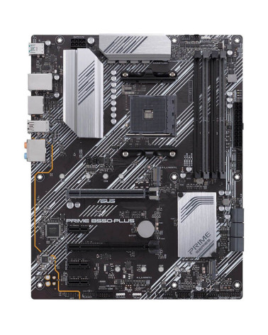 Материнская плата ASUS PRIME B550-PLUS  AM4 ATX 4xDDR4 2хPCIEx16 3хPCIEx1 2xM.2 USB-C DP HDMI GLAN RTL10 (782340)