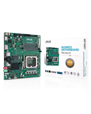 Материнская плата ASUS PRO H610T-CSM LGA1700 mini-ITX 2xDDR5 M.2 DP HDMI GLAN