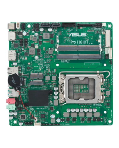 Материнская плата ASUS PRO H610T-CSM LGA1700 mini-ITX 2xDDR5 M.2 DP HDMI GLAN