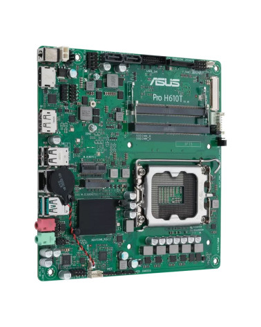 Материнская плата ASUS PRO H610T-CSM LGA1700 mini-ITX 2xDDR5 M.2 DP HDMI GLAN