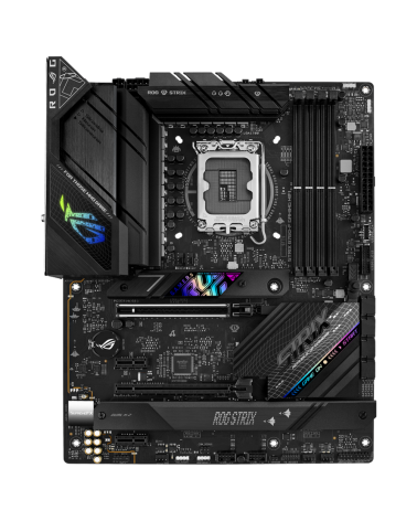 Материнская плата ASUS ROG STRIX B760-F GAMING WIFI LGA1700 ATX 4xDDR5 2xPCIEx16 2xPCIEx1 3xM.2 USB-C DP HDMI 2.5GLAN Wi-Fi 6E