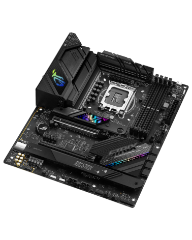 Материнская плата ASUS ROG STRIX B760-F GAMING WIFI LGA1700 ATX 4xDDR5 2xPCIEx16 2xPCIEx1 3xM.2 USB-C DP HDMI 2.5GLAN Wi-Fi 6E