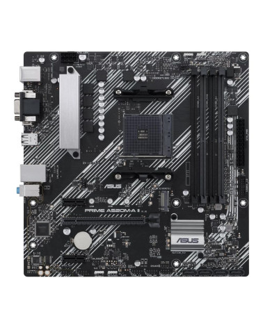 Материнская плата ASUS PRIME A520M-A II/CSM AM4 mATX 4xDDR4 PCIEx16 2xPCIEx1 M.2 DP HDMI VGA GLAN