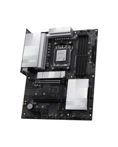 Материнская плата MSI PRO X870E-S EVO WIFI X870E, AM5, 4*DDR5, 2*PCIEx16, 1*PCIEx1, 3*M.2, 2*TypeC, 2*USB3.2Gen2, 6*USB3.2Gen1, 