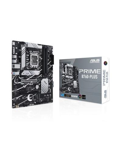 Материнская плата ASUS PRIME B760-PLUS LGA1700 ATX 4xDDR5 2xPCIEx16 2xPCIEx1 3xM.2 USB-C DP HDMI VGA 2.5GLAN