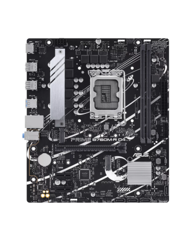 Материнская плата ASUS PRIME B760M-R D4 LGA1700 mATX 2xDDR4 PCIEx16 2xPCIEx1 2xM.2 HDMI 2.5GLAN