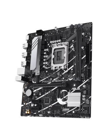 Материнская плата ASUS PRIME B760M-R D4 LGA1700 mATX 2xDDR4 PCIEx16 2xPCIEx1 2xM.2 HDMI 2.5GLAN