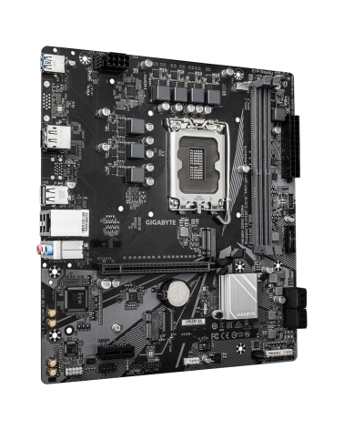 Материнская плата Gigabyte H610M D3W DDR4 H610, LGA1700, 2*DDR4, 1*PCIEx16, 1*PCIEx1, 2*M.2, 1*TypeC, 3*USB3.2Gen1, 6*USB2.0, 4*