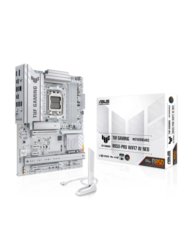 Материнская плата ASUS TUF GAMING B850-PRO WIFI7 W NEO AM5 ATX 4xDDR5 2хPCIEx16 2xPCIEx1 3xM.2 2xUSB-C DP HDMI 2.5GLAN Wi-Fi 7