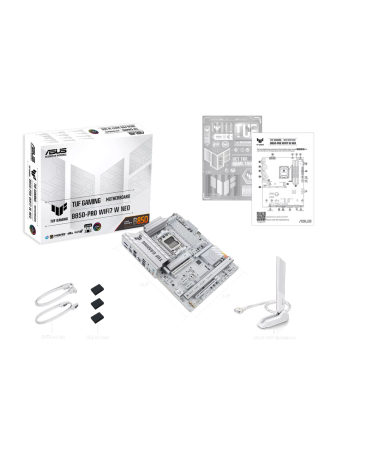 Материнская плата ASUS TUF GAMING B850-PRO WIFI7 W NEO AM5 ATX 4xDDR5 2хPCIEx16 2xPCIEx1 3xM.2 2xUSB-C DP HDMI 2.5GLAN Wi-Fi 7