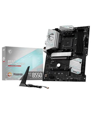 Материнская плата MSI B550 GAMING WIFI B550, AM4, 4*DDR4, 2*PCIEx16, 1*PCIEx1, 2*M.2, 2*TypeC, 1*USB3.2Gen2, 4*USB3.2Gen1, 8*USB